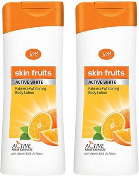 Joy skin Fruits Women's Active White Fairness and Whitening pack of 2