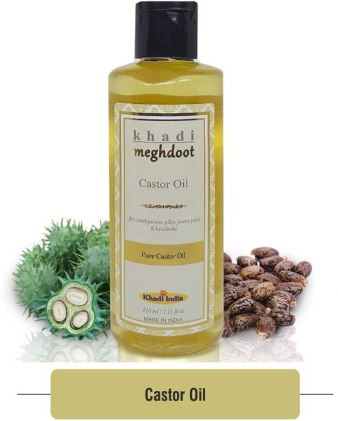 KHADI MEGHDOOT Castor Oil 210ml Hair Oil