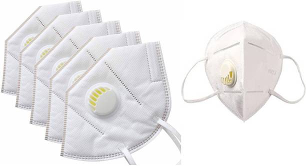 Shop & Shoppee KN95 with Air Filter Anti Infection Anti-Pollution Breathable Respiratory Premium Quality Face Mask for Men/Women/Kids (6 Pcs) SnSMKN95F6 Reusable, Washable
