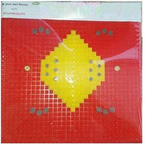 SWISS WONDER ®IIXI - 190 - Acupressure Relief Power Mat For Foot Massage ™Reliefmat Acupressure Power Mat Massager with Magnetic Pyramids Massager