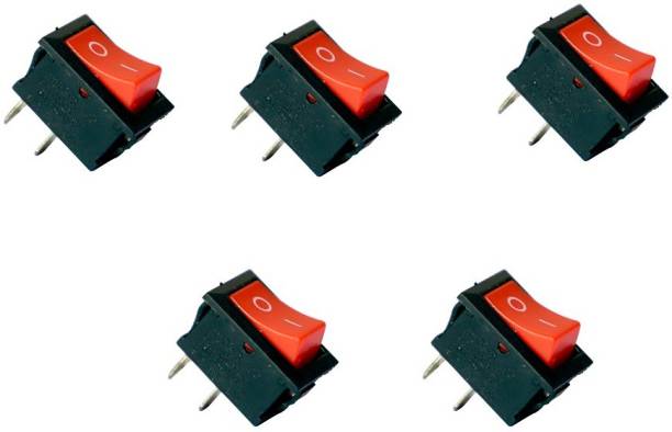 Tool Point 2 Pin Dpdt Black Button on/off/on Ac 250v/15a 125v/20a Rocker Switch 15 A One Way Electrical Switch