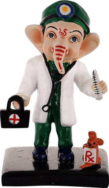 SN Handicrafts DR GANPATI 0101 Decorative Showpiece  -  20.32 cm