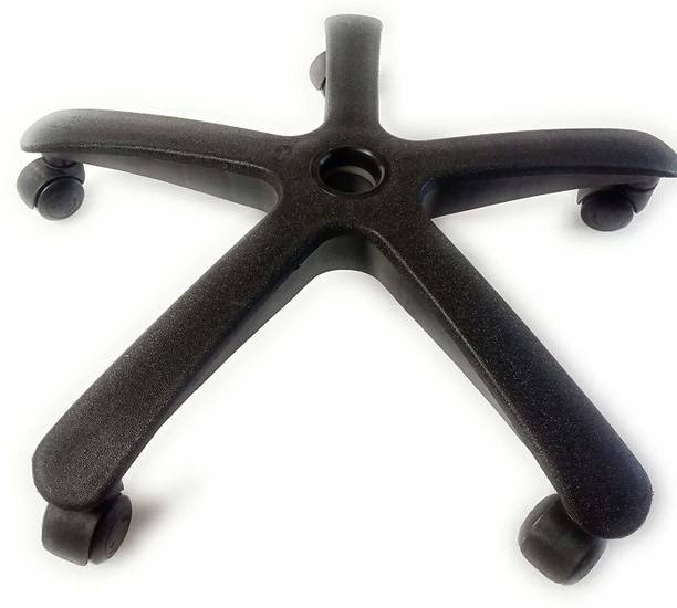 RAJCHEIF Revolving Chair PVC Umbrella Base for Office Chair in 26 inch, Heavy Duty in best quality Appliance Furniture Caster