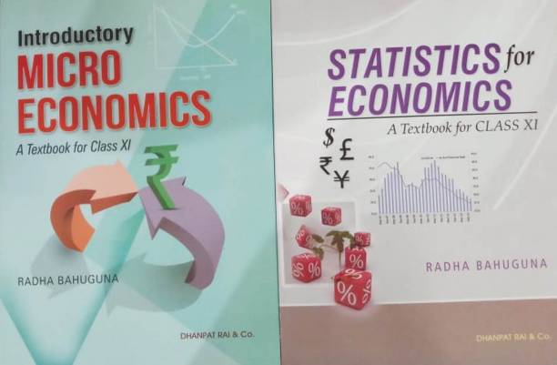 SET OF 2 BOOKS INTRODUCTORY MICROECONOMICS & STATISTICS FOR ECONOMICS FOR CLASS-XI