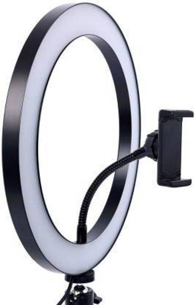 YOZO Video Ring Light for Photography, Video Shooting, Streaming, TIK Tok Compatible with Camera, Android and iOS Devices Ring Flash (Assorted -10 inch) Ring Flash