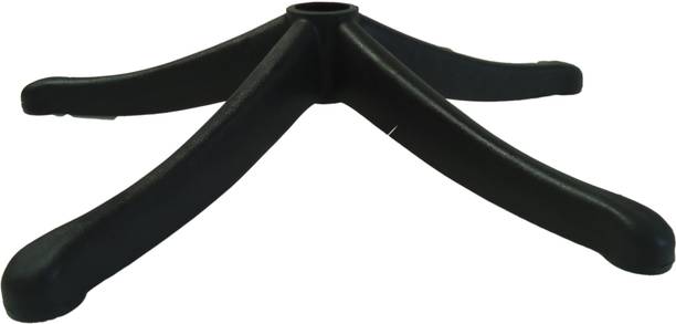 RAJCHEIF Revolving Chair Star PVC Base for Office Chair in 26 inch, Heavy Duty in best quality Appliance Furniture Caster