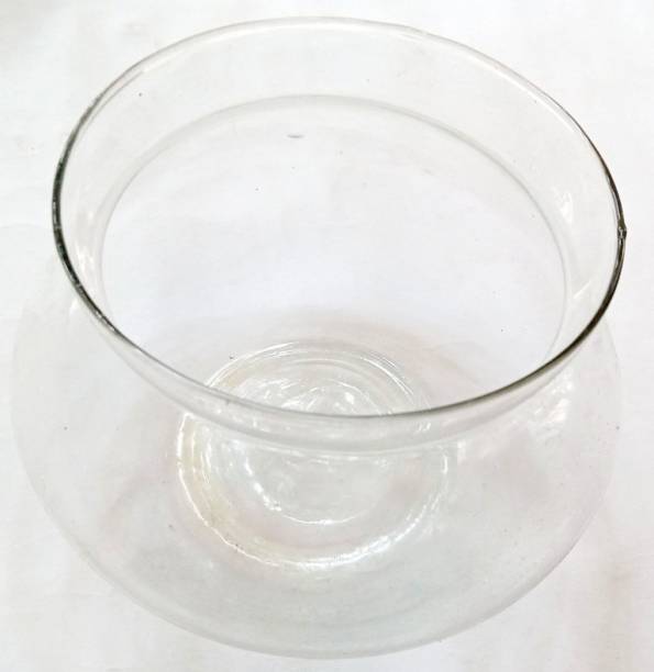 Crazy Tint Bamboo JAR/Candy JAR/Glass Pot/JAR (4") Glass Vase (4.72 inch, White) Glass Vase