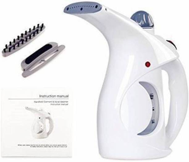 JM SELLER MINI PORTABLE ELECTRIC GARMENT & FACIAL STEAMER,WHITE Vaporizer (White) Vaporizer