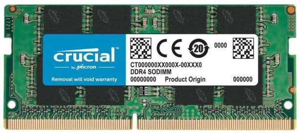 Crucial Basic DDR4 8 GB (Single Channel) Laptop DDR4 (8GB DDR4-2666 SODIMM 1.2V CL19)