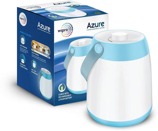 WIPRO Azure LED Rechargeable Lantern Lantern Emergency Light