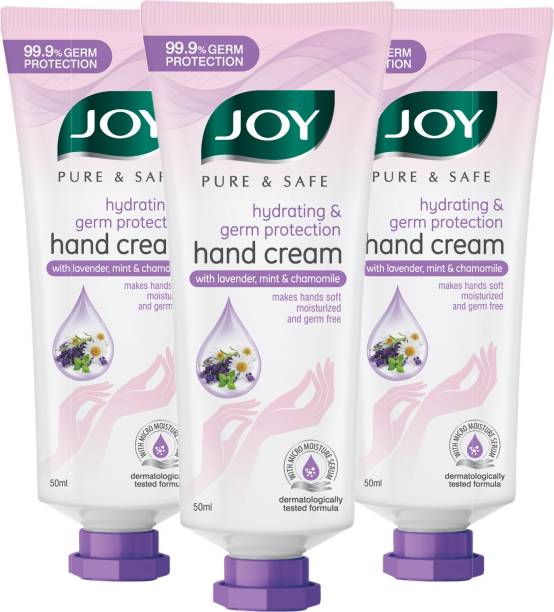 Joy Pure & Safe Hydrating & Germ Protection Hand Cream with Lavender, Mint & Chamomile