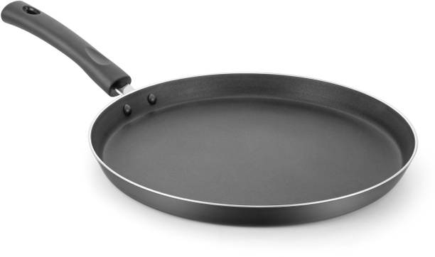 Classic Essentials Induction Friendly Dosa Tawa 3mm (30cm), Black Tawa 30 cm diameter