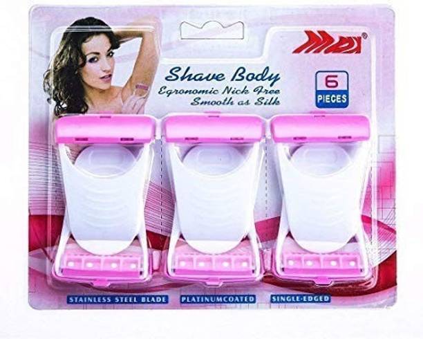 Rashmi Cosmetic Safety Blades Razors for Women (Pink), Men & Women
