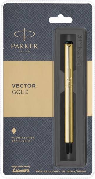 PARKER Vector Gold- Fine Nib Fountain Pen