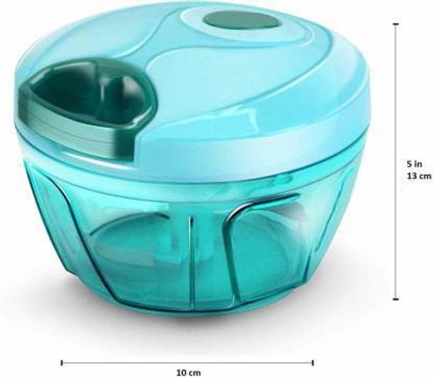 VRAJBHUMI ENTERPRISE 450 ML Vegetable Fruit Nut Onion Chopper, Hand Meat Grinder Mixer Food Processor Slicer Shredder Salad Maker Vegetable Tools Vegetable Chopper