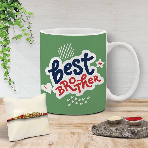 Flipkart SmartBuy Designer Mug Rakhi-3 Assorted Chawal Roli Pack, Rakhi, Mug  Set