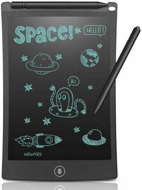 Spirka LSCWRITA84 Writing Board Tablet 8.5 Inch, Drawing and Writing Tablet Gift for Kids, Ideal for Home, School, Office, Memo, and Notebook (Black) 5 x 5 inch Graphics Tablet