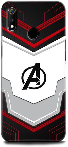 WallCraft Back Cover for Realme 3i, RMX1827 AVENGERS, AVENGERS LOGO, SIGN, MARVEL, AVENGER, COMIC, SUPERHERO