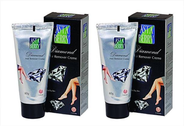 ASTABERRY Hair Remover Cream-Pack of 2 Cream (120 g, Set of 2) Cream