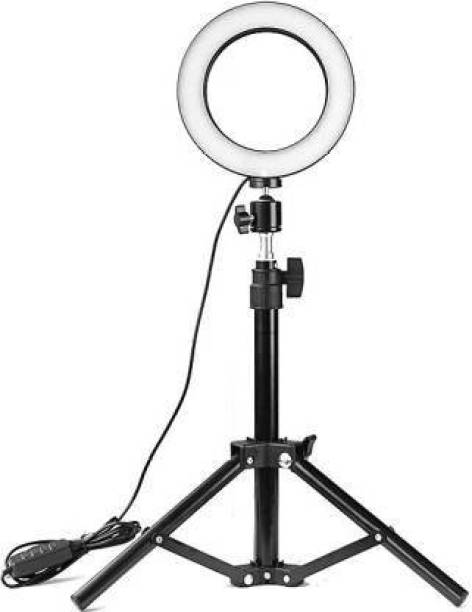 MAIPLE 10 Inches Large LED Ring Light with Tripod for YouTube, Instagram, Makeup, TikTok, Taka-Tak, Reels, Photo Video Shooting Stand Ring Flash