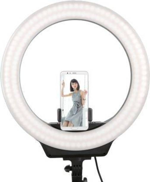 Planetoid LED Ring Light 10 Inch With Cell Phone Holder Without Tripod Stand Flash Ring Flash