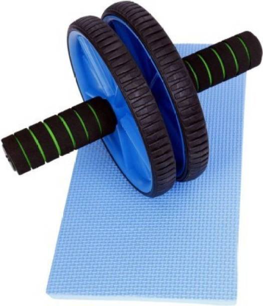 GJSHOP BQ3 Double Wheel Ab Roller Gym Fitness Equipment Workout Ab Exerciser Ab Exerciser