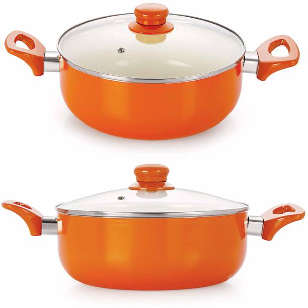 NIRLON Nonstick Cookware Set Induction Bottom Non-Stick Coated Cookware Set