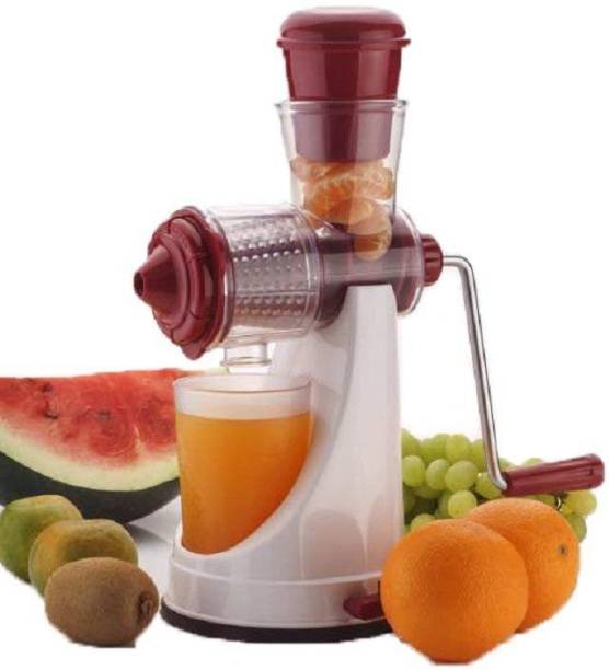 PAVITRA ENTERPRISE Plastic Hand Juicer Holy Delight Hand Juicer for Fruits and Vegetables with Steel Handle