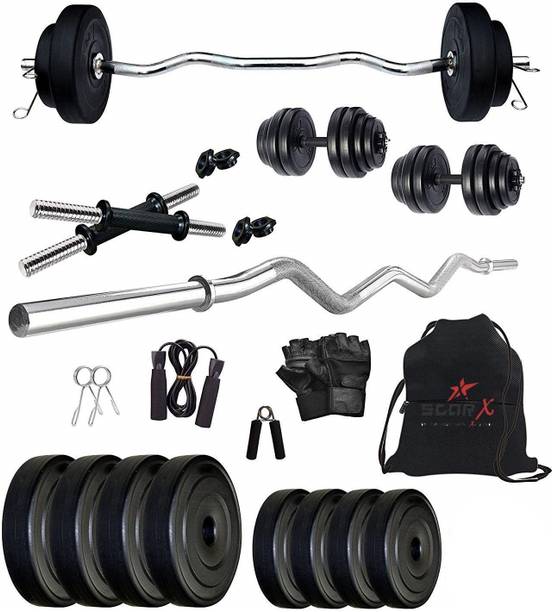 Star X 10 kg PVC10Kg3ftSX1 Home Gym Combo
