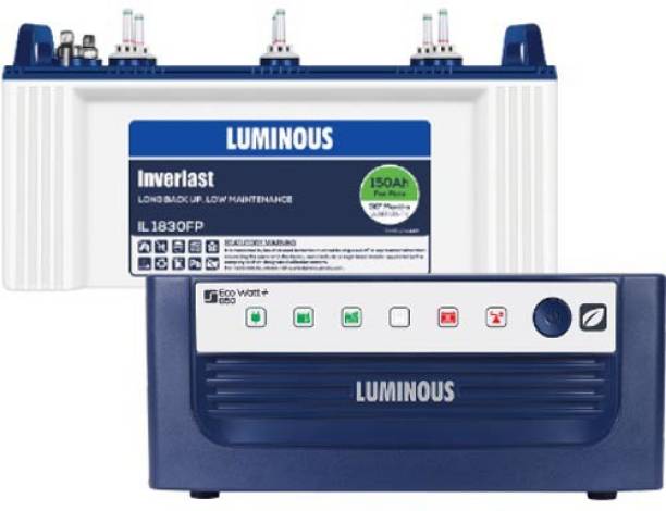 LUMINOUS 1830FP+650 Eco Watt Flat Plate Inverter Battery