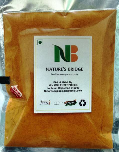 Nature's Bridge Organic Turmeric Powder/ Turmeric Powder/ Haldi Powder/ Turmeric Root Powder - (500gm)