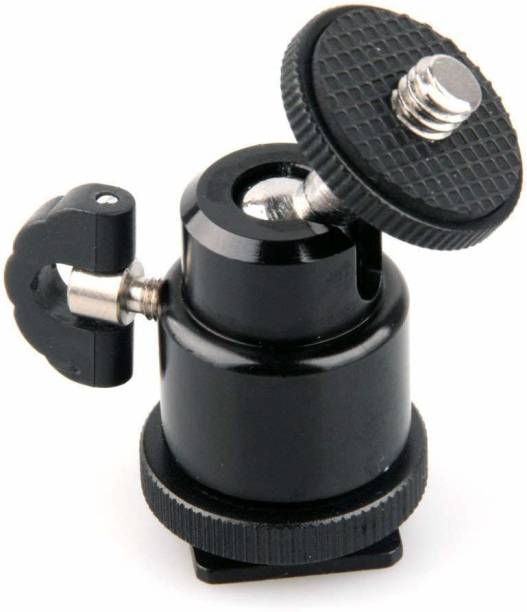Hiffin Adjustable Swivel Angle Ball 1/4" Hot Shoe Mount Adapter Holder Camera Video Flash Shoe Adapter