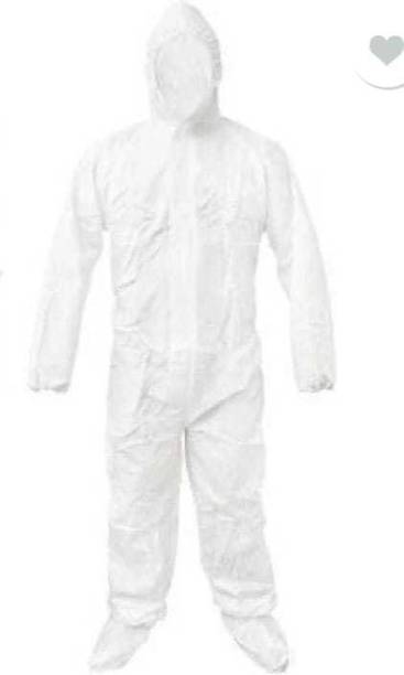 Universal 80GSM Coverall Safety Suit with attached shoe cover & hood Safety Jacket