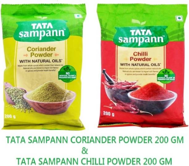Tata Sampann SAMPANN CORIANDER POWDER & CHILLI POWDER (2*200GM)