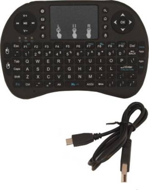 A CONNECT Z Magic-Mini Keyboard-Black Wired USB Handheld Tablet Keyboard Compatible with Desktop, Laptop, Mac Easy to Use,Plug and Play,Quick, Comfy Durable body