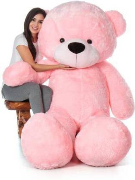 BRITT TEDDYBEAR 4 FEET GIANT ADORABLE SOFT AND STUFFED TEDDY BEAR ESPECIALLY FOR KIDS AND VALENTINE/BIRTHDAYS - 121.3 mm (Pink)  - 120 cm