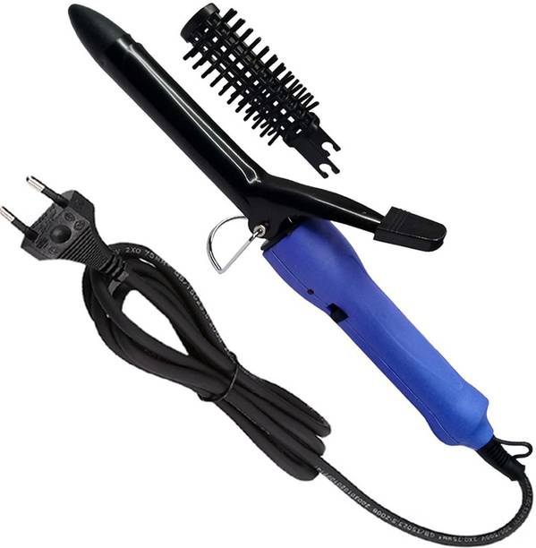 SS 35W Professional Ceramic Anti-Static Anti-scald Travel Hair Curler Curl Curling Make Curling Iron Rod Brush Curling Wand Roller Waver Maker Styling Tool for Women Lady Electric Hair Curler