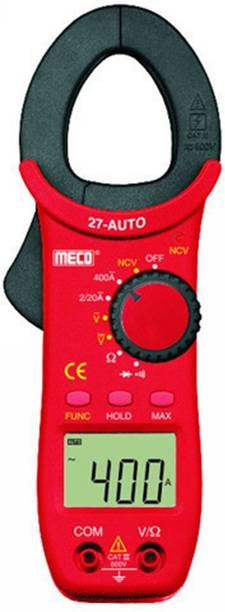 MECO Instruments 27-Auto Digital AC Clamp Meter alongwith Calibration Certificate Digital Multimeter