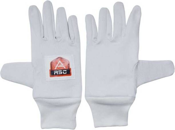ASC Cricket Batting Cotton Inner Gloves Padded with Cotton Cuff W