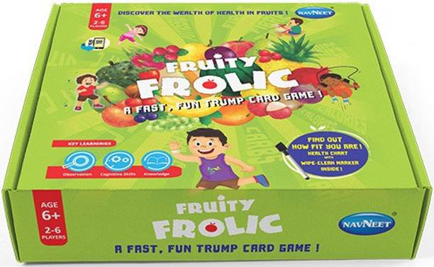NAVNEET Fruity Frolic Board Games Party & Fun Board Game