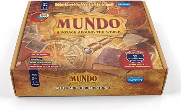 NAVNEET Mundo Board Games Party & Fun Board Game
