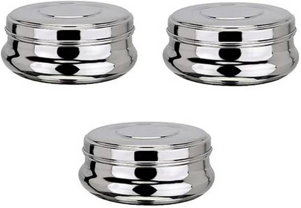 KIARAA Steel Fridge Container  - 500 ml, 500 ml, 500 ml