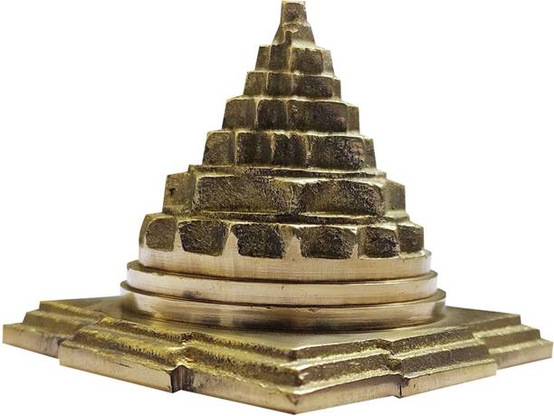 Jewelswonder 100 % Original & Natural Whole Shri Brass Yantra For Success, Wealth & Prosperity Brass Yantra
