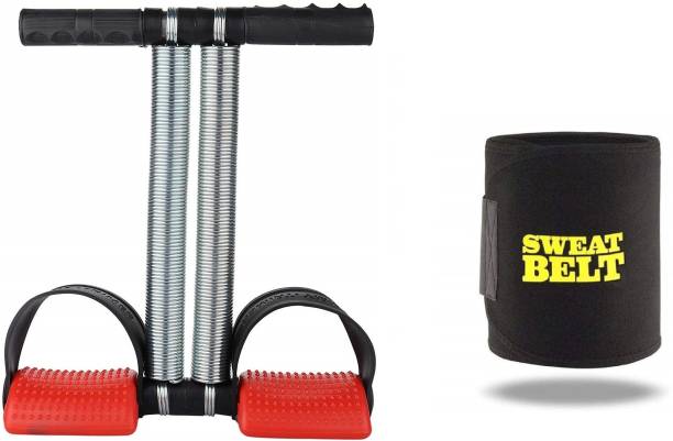 Shopeleven combo double srping Tummy Trimmer & sweat belt body Ab exerciser Home,Gym kit ZC3 Ab Exerciser
