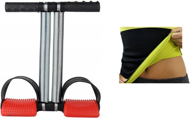 Shopeleven combo double srping Tummy Trimmer & hot shaper body Ab exerciser Home Gym kit LZ3 एब व्यायाम करने वाला