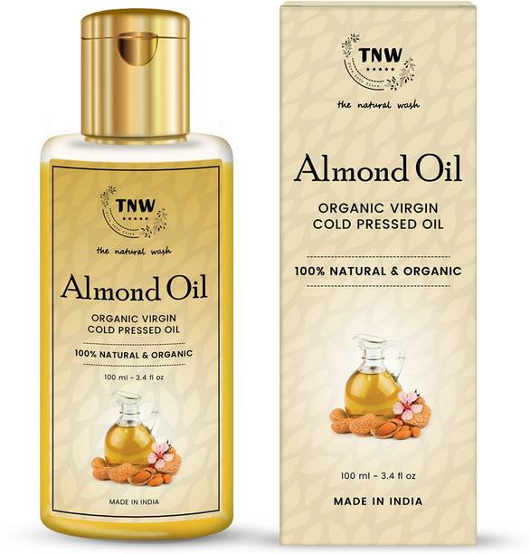 TNW - The Natural Wash Almond Oil | Organic | Virgin | Cold Pressed Oil Hair Oil
