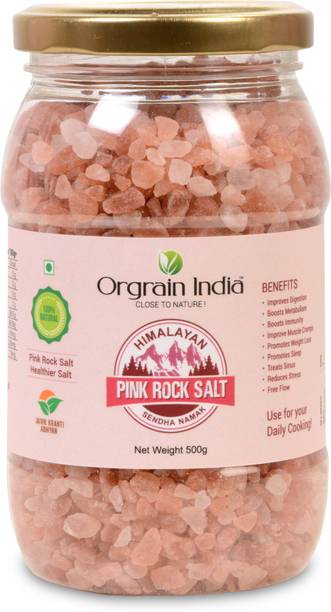 Orgrain India Himalayan Pink Salt Rock Salt