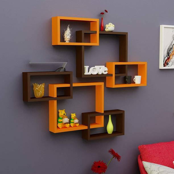 Eco Handicrafts Wooden Wall Shelf