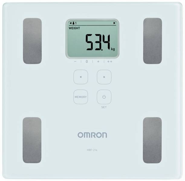 OMRON HBF 214 Body Fat Analyzer (White)