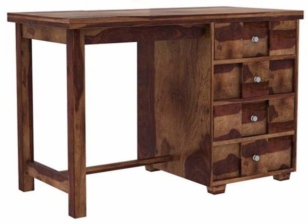 TRUE FURNITURE Sheesham Wood Writing/Study/Computer Table/Desk for Home/Office Solid Wood Study Table